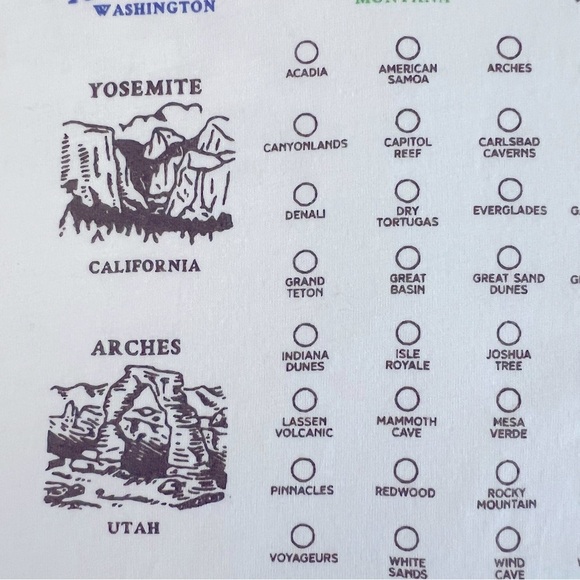 Parks Project | NWT Pictogram National Parks Short Sleeve T-Shirt | M - Picture 12 of 15